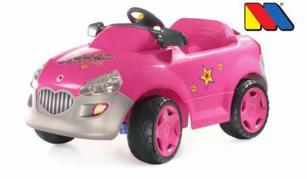 Foto 
Coche eléctrico infantil molto mod. elite car rosa con bateria de 6v
