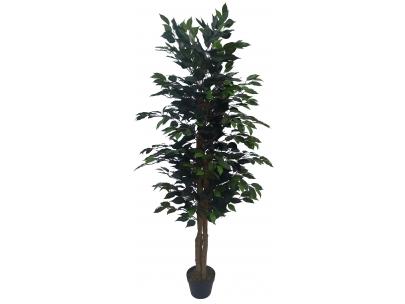 Foto Árbol Artificial Ficus Con Tronco Natural - Altura 150 Cm