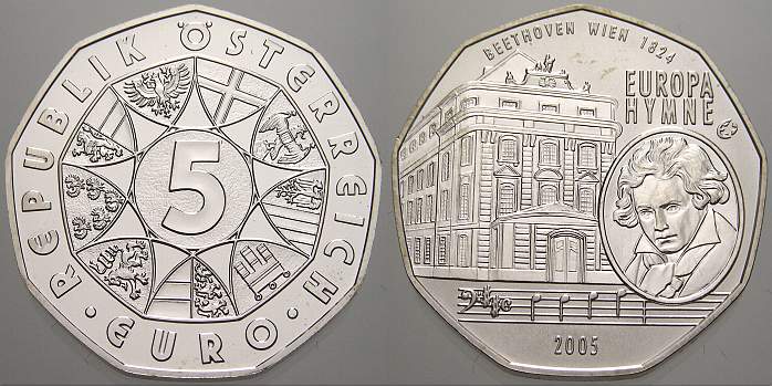 Foto Österreich 5 Euro 2005