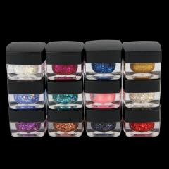 Foto 12 color uv gel brillante acrílico uñas nail arte lote