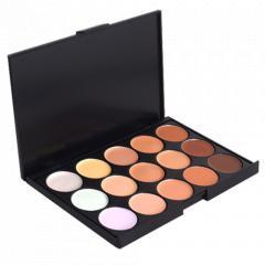 Foto 15 colores concealer crema camuflaje de paleta make-up