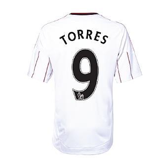 Foto 2010-11 Liverpool Away Shirt (Torres 9)