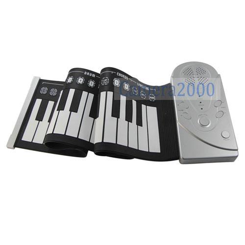 Foto 49 teclas Roll Up flexible suave teclado Piano Electrónico