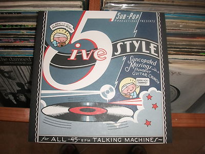 Foto 5ive Style ‎– Waiting On The Eclipse ' 7'' Mint  Sub Pop