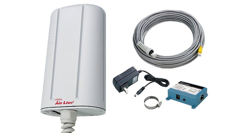 Foto Access Point wireless de exterior 54Mbps multifuncion con antena de 12dBi