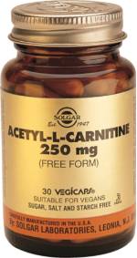 Foto Acetil L Carnitina, 250 mg, 30 capsulas - Solgar