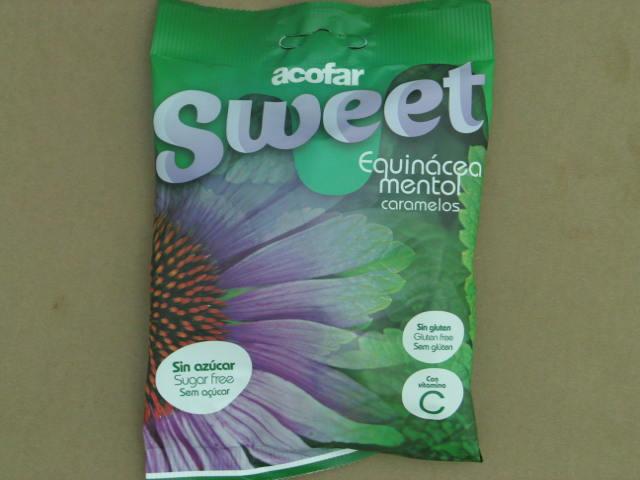 Foto acofarsweet caramelos s/ azucar equinacea mentol 60 g