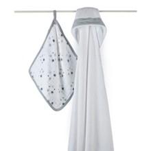 Foto aden anais hodded towel and washcloth set capa baño con toallita (twinkle star)