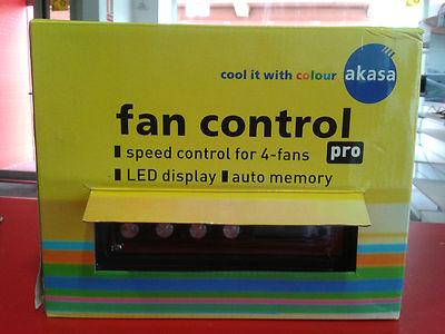 Foto Akasa Fan Control Pro 4 Ventiladores, Modelo Ak-fc-03