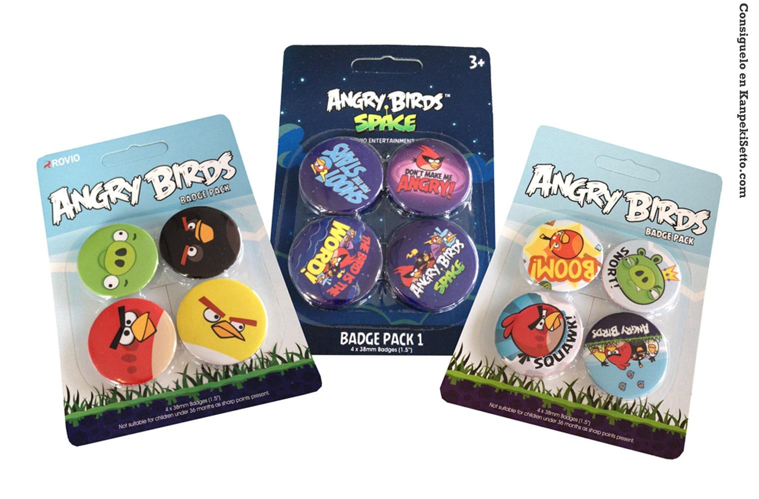 Foto Angry Birds Caja De 15 Packs Con Chapas