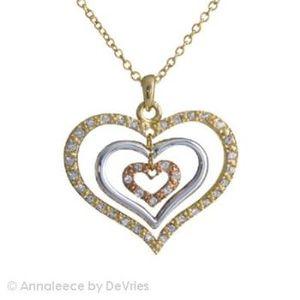 Foto Annaleece By DeVries Growing Love 16 /18 Necklace With Crystallize ...