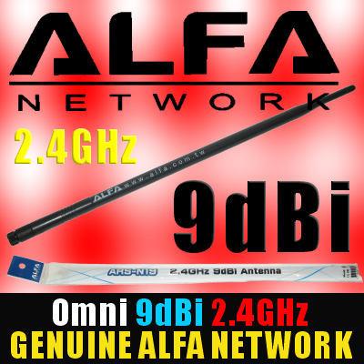 Foto antena wifi direccional 9dbi omni interior 9db alfa networks ars-n19 antenna