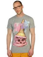 Foto Anticulture Ice Cream Camiseta gris jaspeado