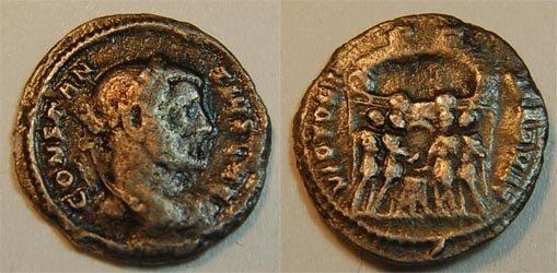 Foto Antike / Römische Kaiserzeit / Constantius I Argenteus