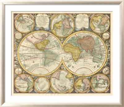 Foto Antique World Globes - Laminas