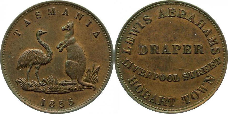 Foto Australië Halfpenny 1855