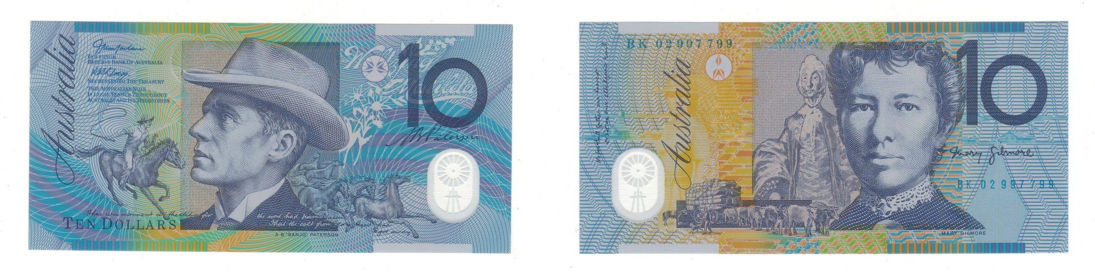 Foto Australie 10 dollars 2002