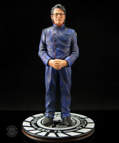 Foto Battlestar Galactica Animated Maquette Admiral Adama Sdcc 2012 Exclusi