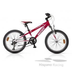 Foto Bicicleta conor invader x 20 blanco-rojo