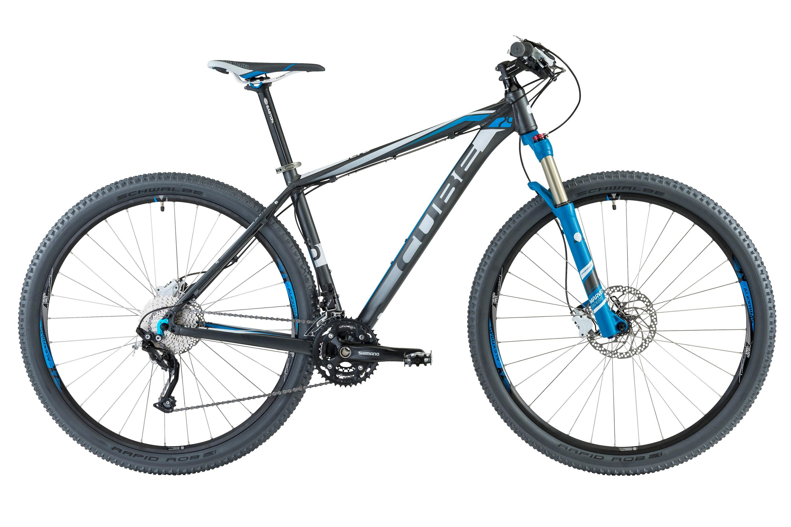 Foto Bicicleta de montaña Cube LTD Pro 29 gris/azul para hombre , 48,26 cm