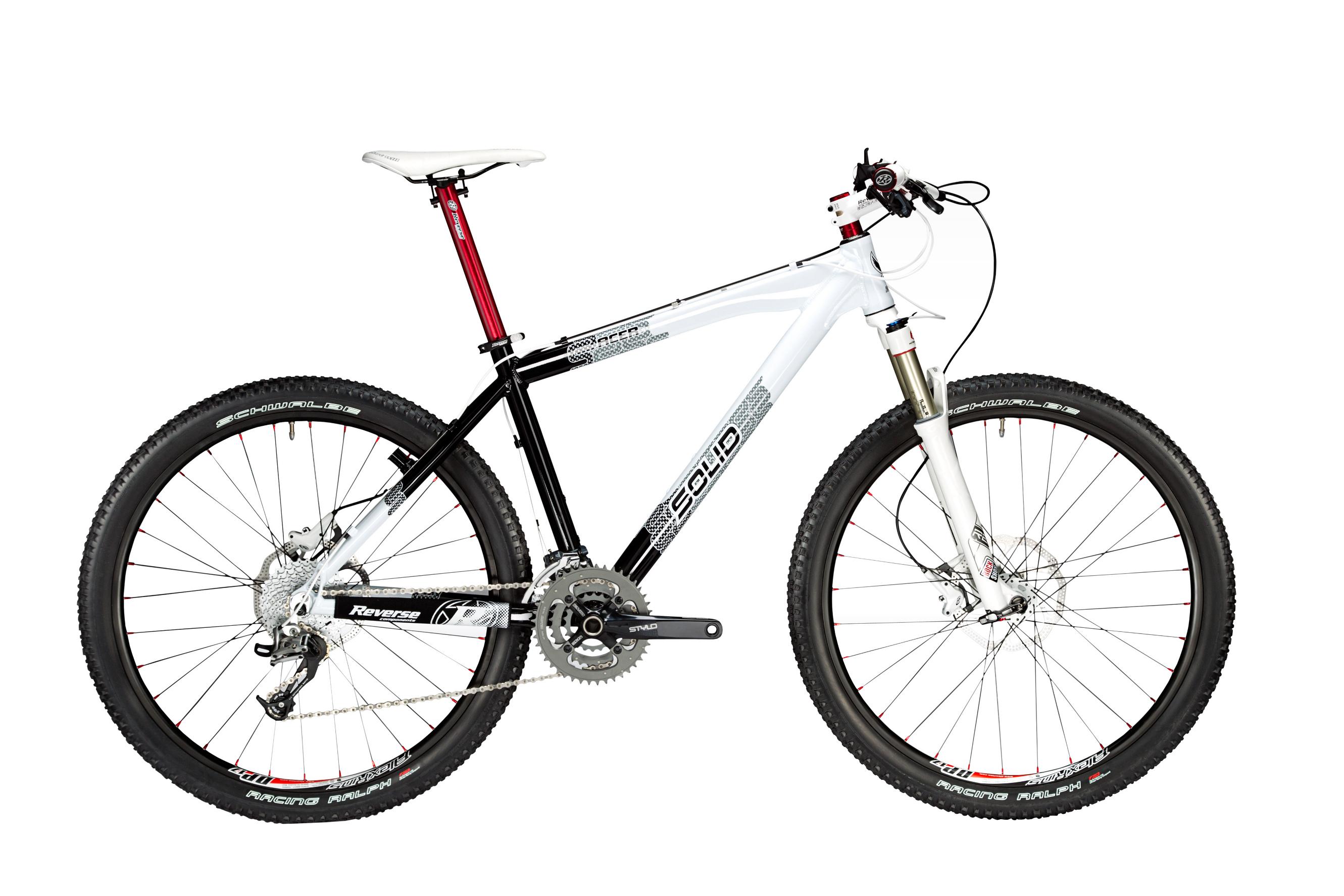 Foto Bicicleta de montaña Solid Bikes Acer Elite blanco/negro , 52 cm