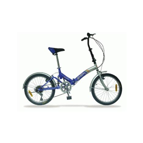 Foto Bicicleta plegable con cuadro de 20, frenos VBrake y cambio de 6 velocidades SGBICCONFORT