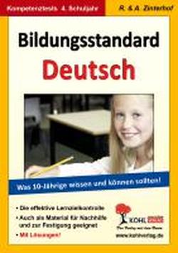 Foto Bildungsstandard Deutsch Was 10-Jährige wissen und können sollten!