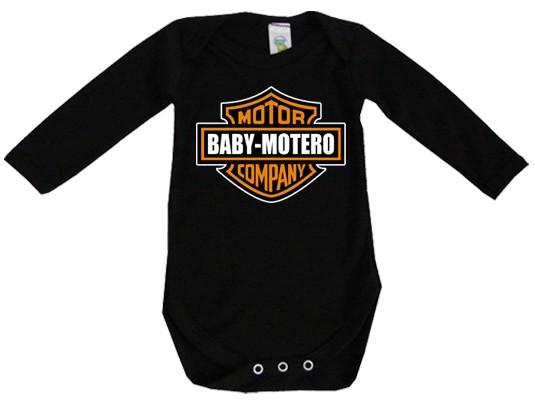 Foto Body bebé negro manga larga baby motero