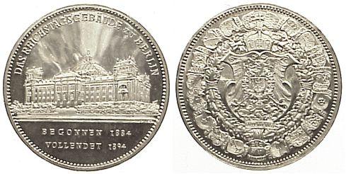 Foto Brandenburg-Berlin, Stadt Medaille 1894