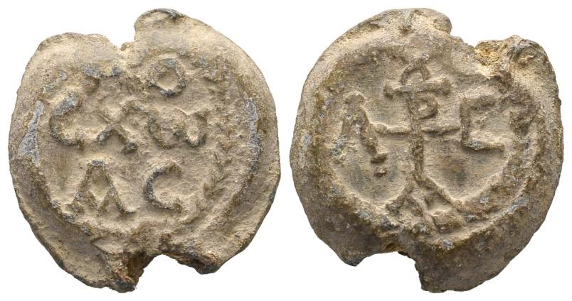 Foto Byzantine Lead seal 7th cent