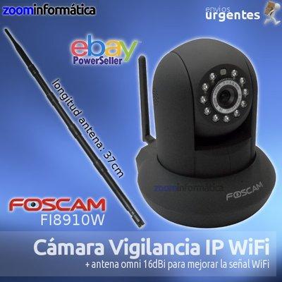 Foto Cámara Ip Foscam Fi8910w Wifi Infrarrojos Sonido Alarmas 16d 802.11n 8910w Ircut