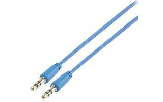 Foto Cable azul de audio estéreo 3.5mm de 1.00 m
