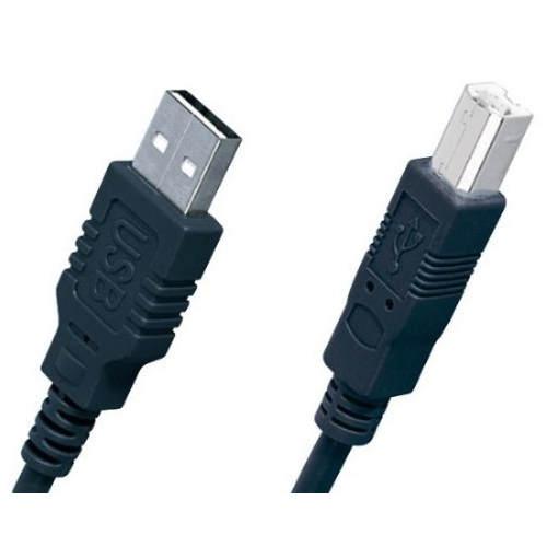 Foto Cable USB 2.0 AM/BM 1.8m Alta Calidad Negro