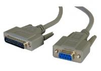 Foto Cables Direct SL-402 - sl402 - 25 pin male parallel to 9 pin female...