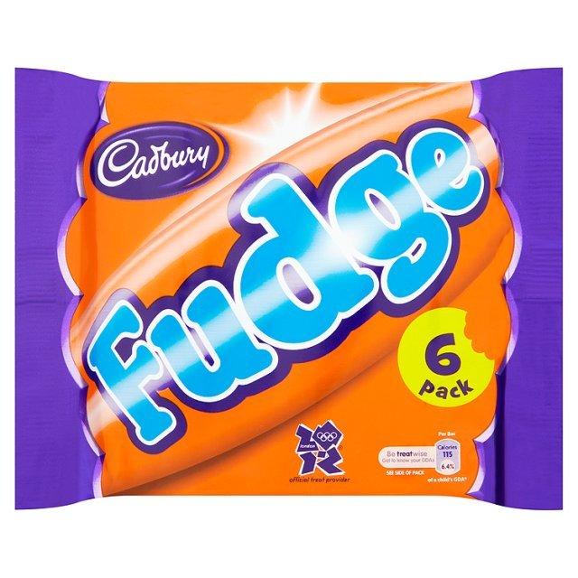 Foto Cadbury Fudge Multi Pack 6 Bars