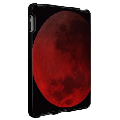 Foto Caja roja del iPad de la luna del eclipse lunar