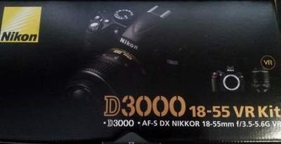 Foto Camara De Fotos Nikon  D3000 18-55 Vr Kit Nuevo A Estrenar En Su Caja