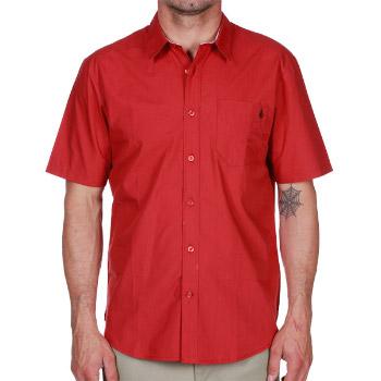 Foto Camisas Volcom Ex Factor Solid SS - lumber jack red
