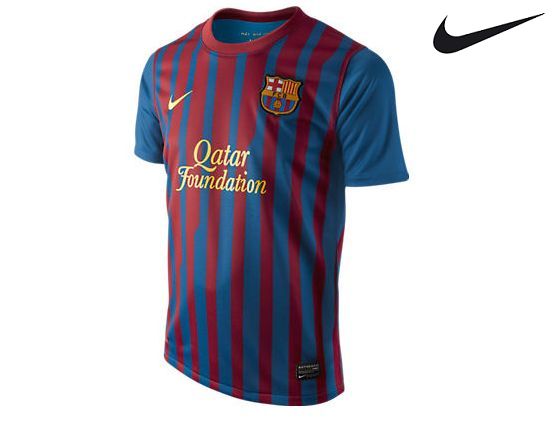 Foto Camiseta Oficial del FCBarcelona 2011-12 1º equip Infantil-Juvenil