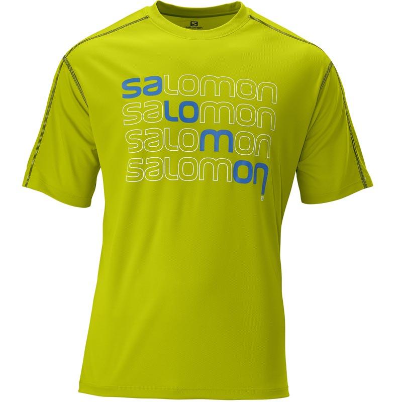 Foto Camiseta Salomon Stroll Logo Tee Organic Green M