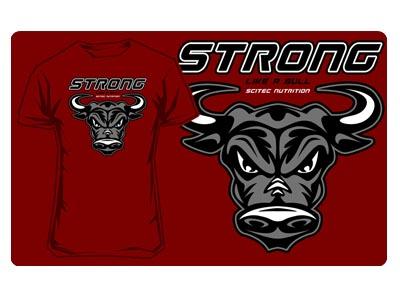 Foto Camiseta Scitec Strong Like A Bull - Scitec Nutrition