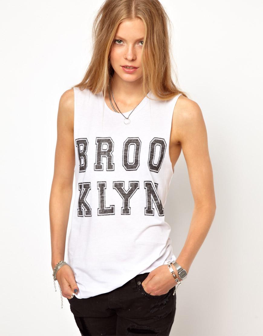 Foto Camiseta sin mangas Brooklyn de Zoe Karssen Blanco óptico