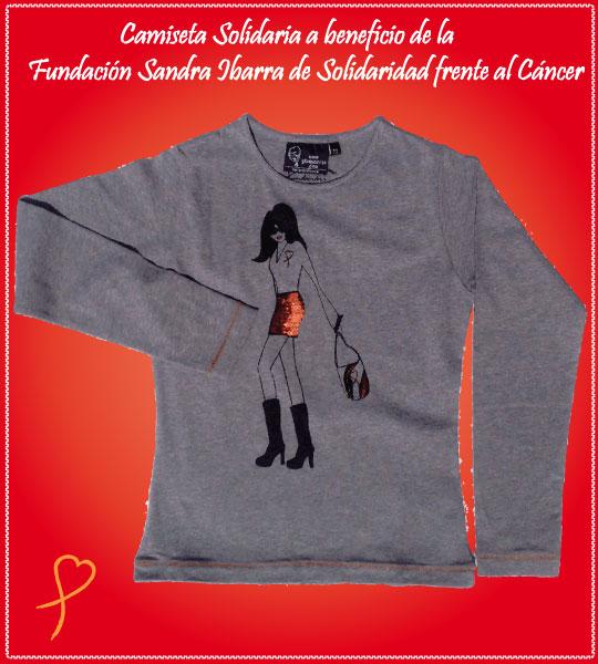 Foto Camiseta Solidaria A Beneficio De La Fundación Sandra Ibarra De Solidaridad Frente Al Cáncer