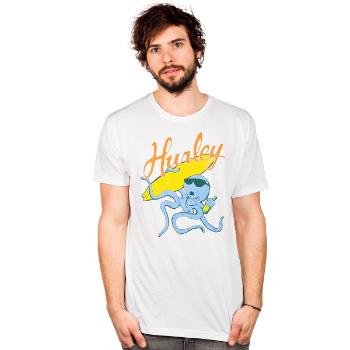 Foto Camisetas Hurley Octapuss T-Shirt - white