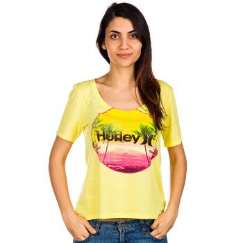Foto Camisetas Hurley The Sun Also Sets Scoop T-Shirt - citrus yellow