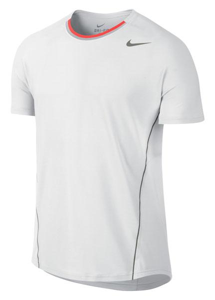 Foto Camisetas Nike Rafa Nadal Wimbledon Peaks Crew White/metpew