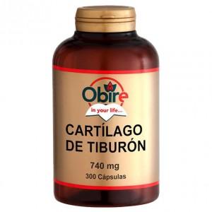 Foto Cartilago de Tiburon, 740 mg, 300 capsulas - Obire