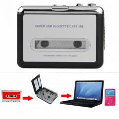 Foto cassette portátil usb para pasar cintas audio a mp3 convertidor cd rep