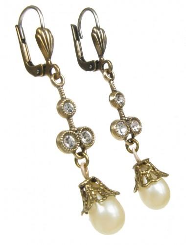 Foto Cavendish French Victorian style Austrian crystal and faux pearl d ...