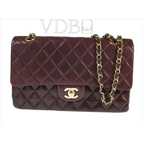 Foto Chanel Brown Quilted Leather 2.55 Classic Flap